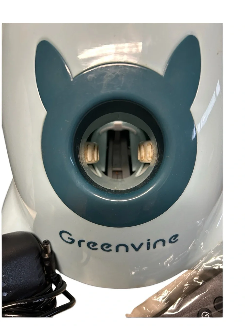 Greenvine Automatic Dog Ball Launcher - Teal EUC 4 New Balls Pet Fun